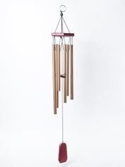 Unique Golden Decorative Wind Chime For Home - 9.5 X 9.5 X 64 Cm - 2