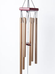 Unique Golden Decorative Wind Chime For Home - 9.5 X 9.5 X 64 Cm - 5