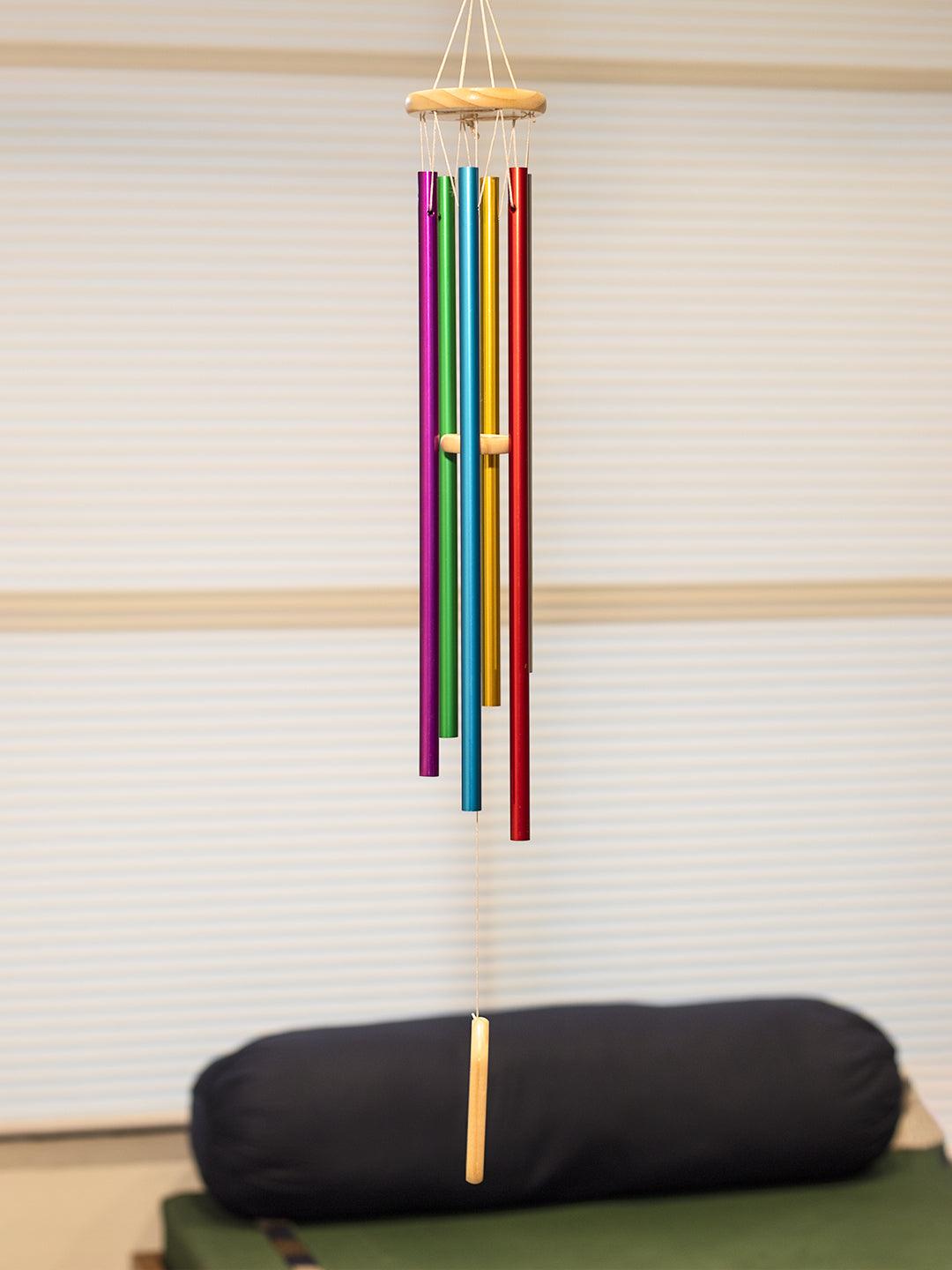 Unique Multicolor Decorative Wind Chime For Home - 8.5 X 8.5 X 74 Cm - 1