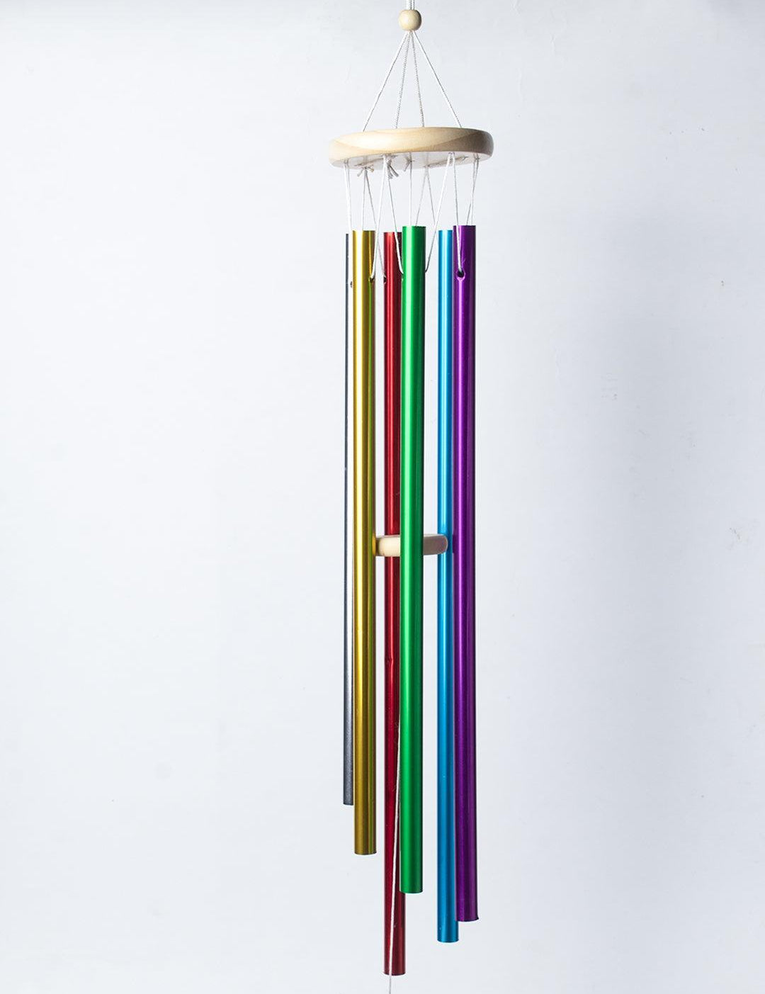 Unique Multicolor Decorative Wind Chime For Home - 8.5 X 8.5 X 74 Cm - 2