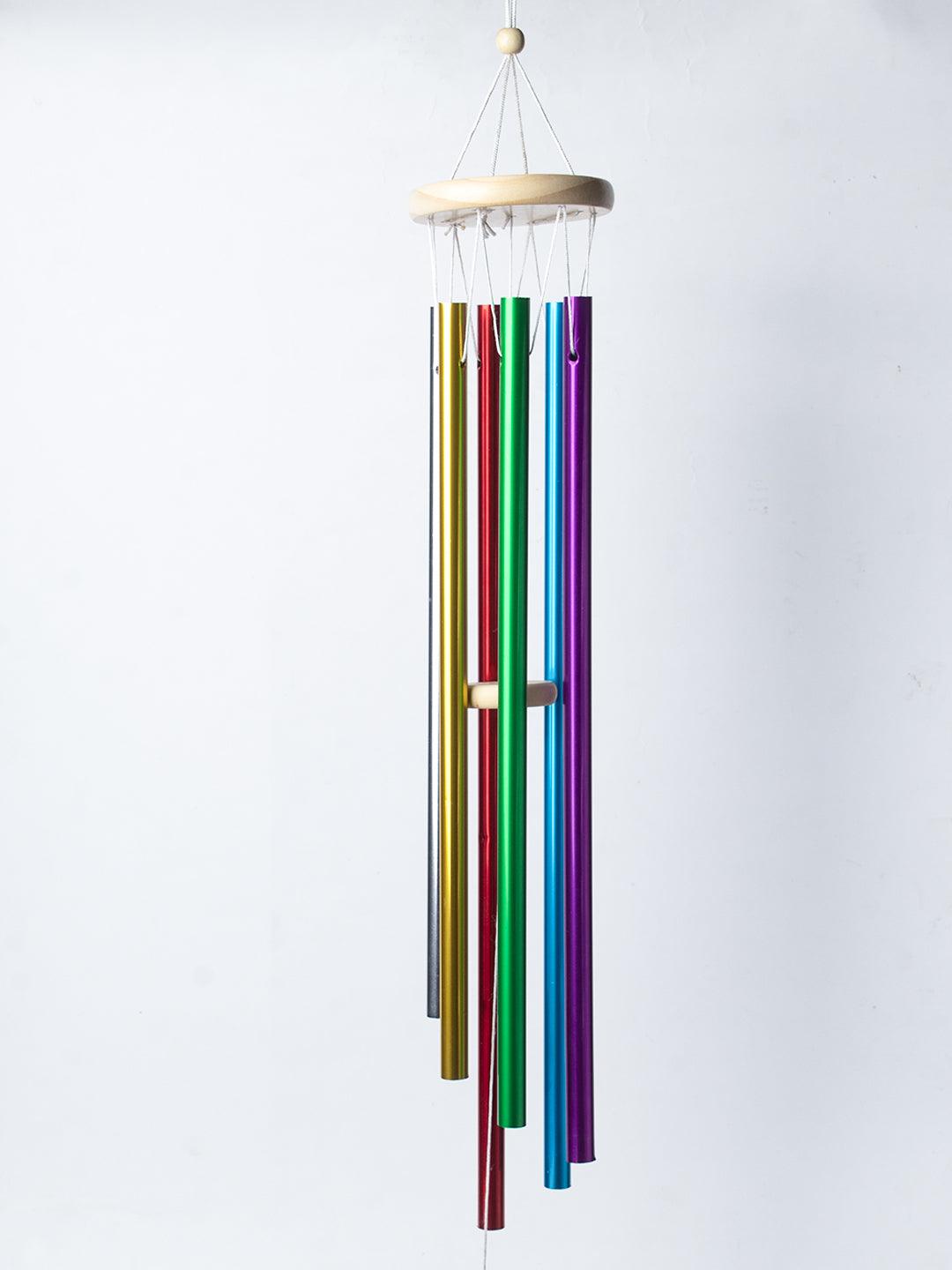Unique Multicolor Decorative Wind Chime For Home - 8.5 X 8.5 X 74 Cm - 2
