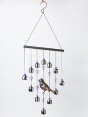 Unique Silver Decorative Wind Chime For Home - 18 X 2 X 48 Cm - 2
