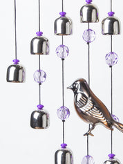 Unique Silver Decorative Wind Chime For Home - 18 X 2 X 48 Cm - 4