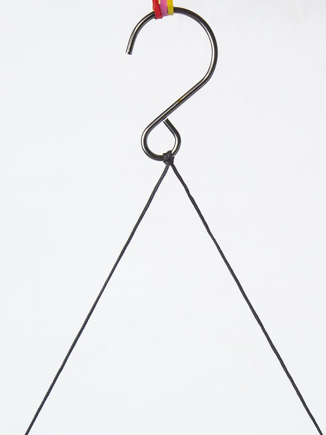 Unique Silver Decorative Wind Chime For Home - 18 X 2 X 48 Cm - 5