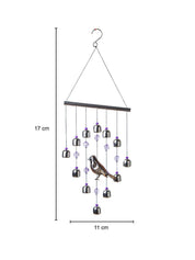 Unique Silver Decorative Wind Chime For Home - 18 X 2 X 48 Cm - 6