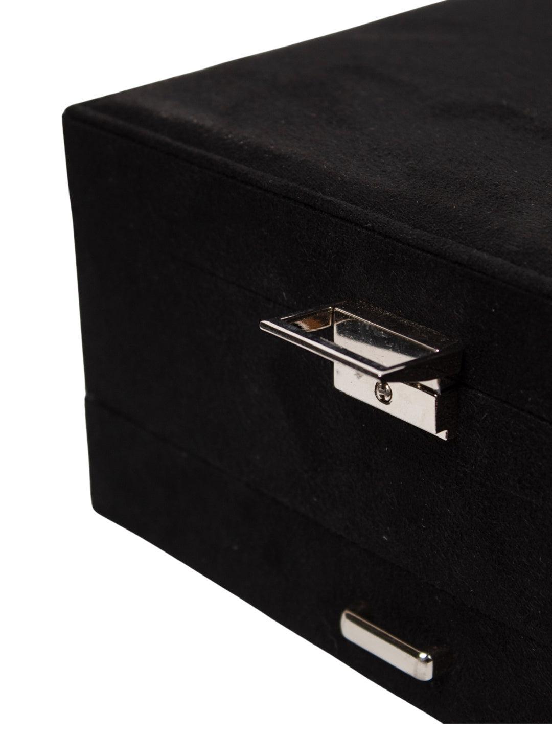 Velvet Black Jewelry Storage Organizer