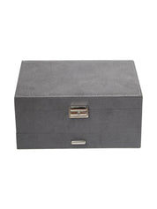 Velvet Grey Jewelry Storage Organizer