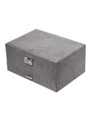 Velvet Grey Jewelry Storage Organizer