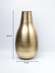 Gold Bottle Flower Vase  - 5