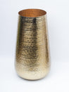 Gold Cylindrical Flower Vase  - 3