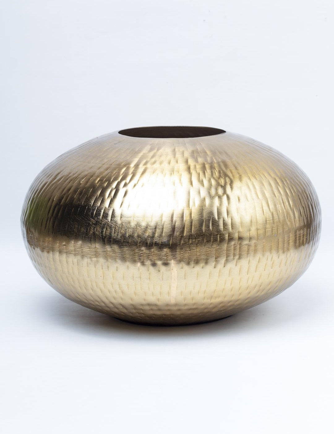 Gold Round Flower Vase  - 2