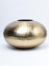 Gold Round Flower Vase  - 2