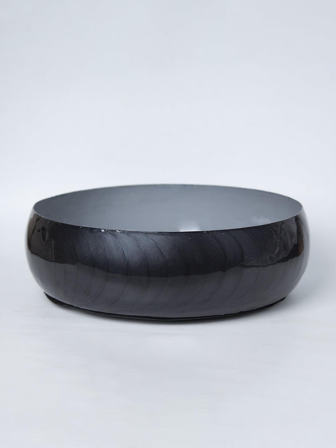 Grey Decorative Bowl (Grey Enamel) - 1