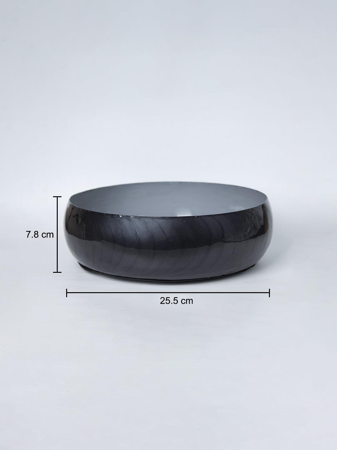 Grey Decorative Bowl (Grey Enamel) - 5
