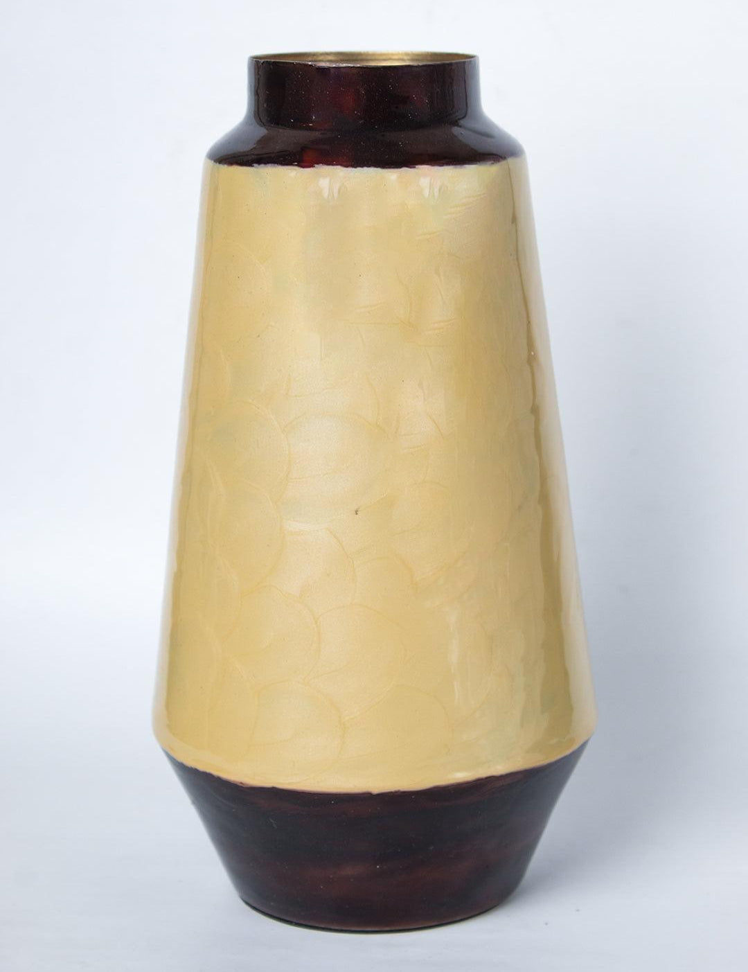 Mustard Bud Shape Vase (Mustard Enamel) - 2