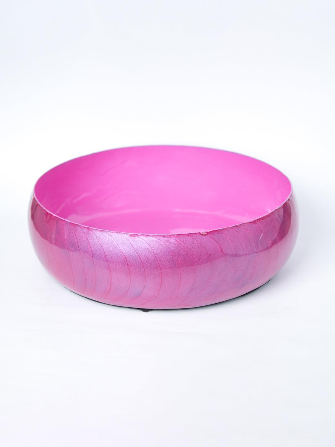 Pink Decorative Bowl (Peach Enamel) - 2