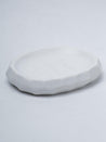 White Ceramic Bathroom Set Of 4 - Stone Finish, Bath Accessories - 6